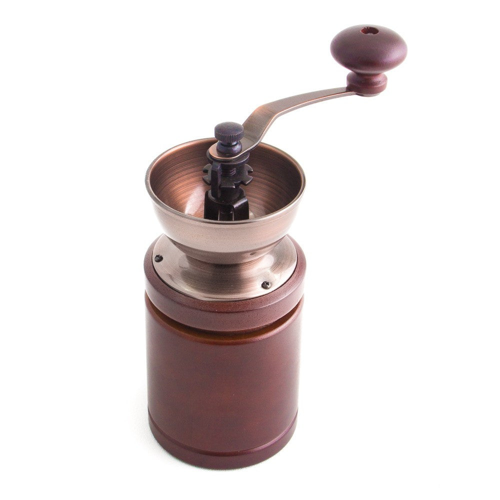 Copper coffee grinder